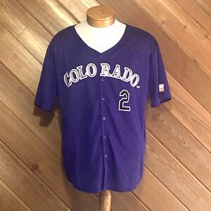 Troy Tulowiztki Colorado Rockies Jersey XL - SGA 2014 - Misspelled Name - Rare
